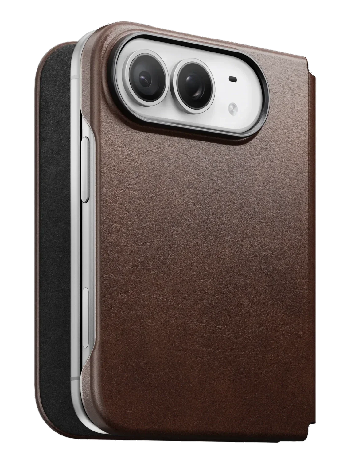 ERONIX Leather Folio in Chestnut